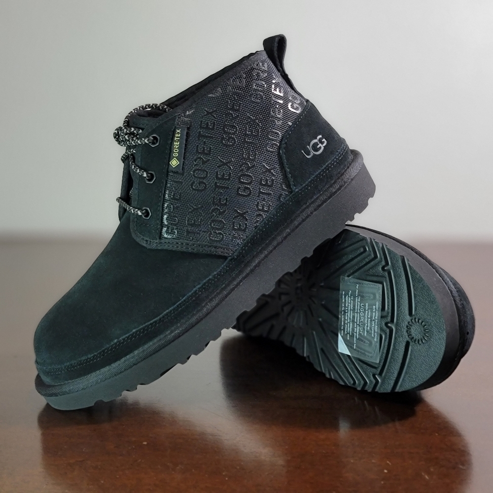 UGG Black Waterproof GORE-TEX Ankle Boots - Picture 10 of 14